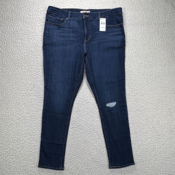 Levi’s 311 Shaping Skinny Jeans Women’s 34 (Actual 37x29) Blue Minimalist Casual - Picture 2 of 14